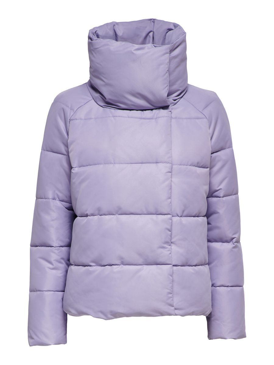 ONLY Kurze Wattierte Jacke Damen Violett günstig online kaufen