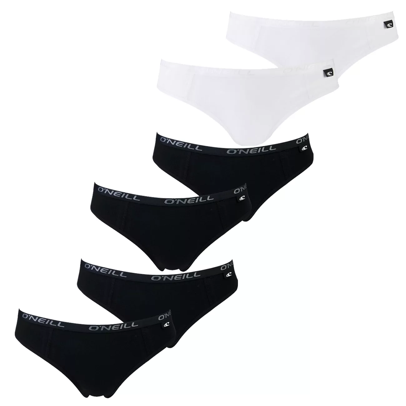 O'Neill Damen Bikini Slips Plain - 4er 6er 8er Multipack günstig online kaufen