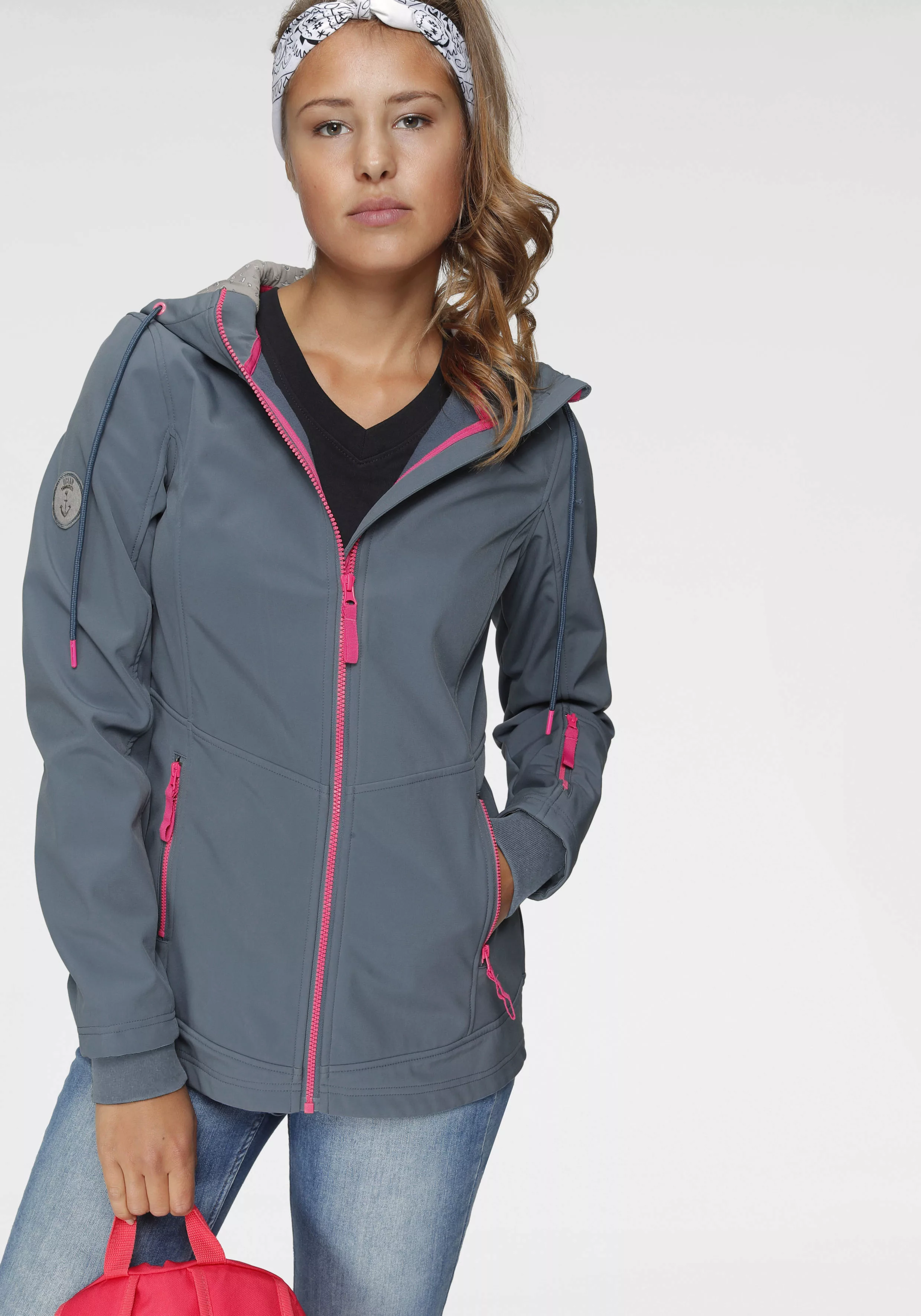 Ocean Sportswear Softshelljacke "aus recyceltem Polyester", mit Kapuze, atm günstig online kaufen