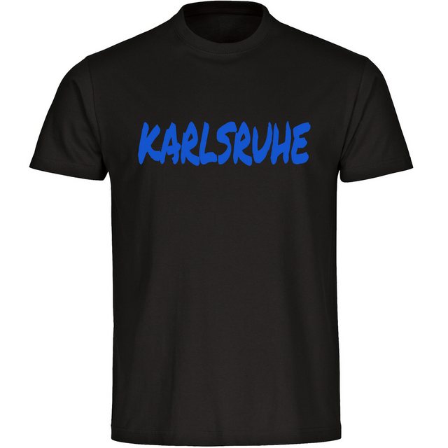 multifanshop T-Shirt Herren Karlsruhe - Textmarker - Männer günstig online kaufen