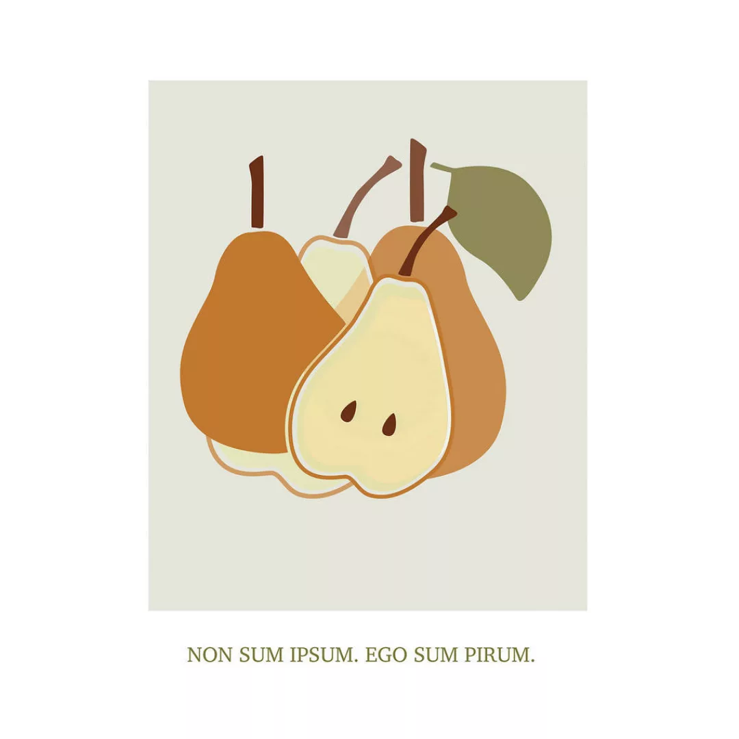 Komar Wandbild »Cultivated Pears«, (1 St.), Deutsches Premium-Poster Fotopa günstig online kaufen