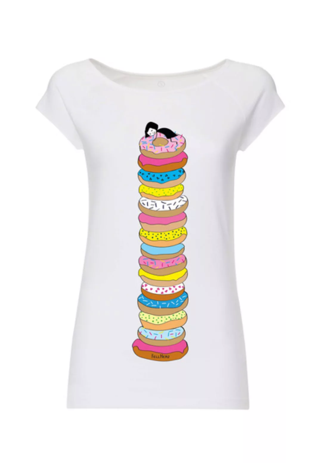 Damen T-shirt Donutsliebe Bio Fair günstig online kaufen