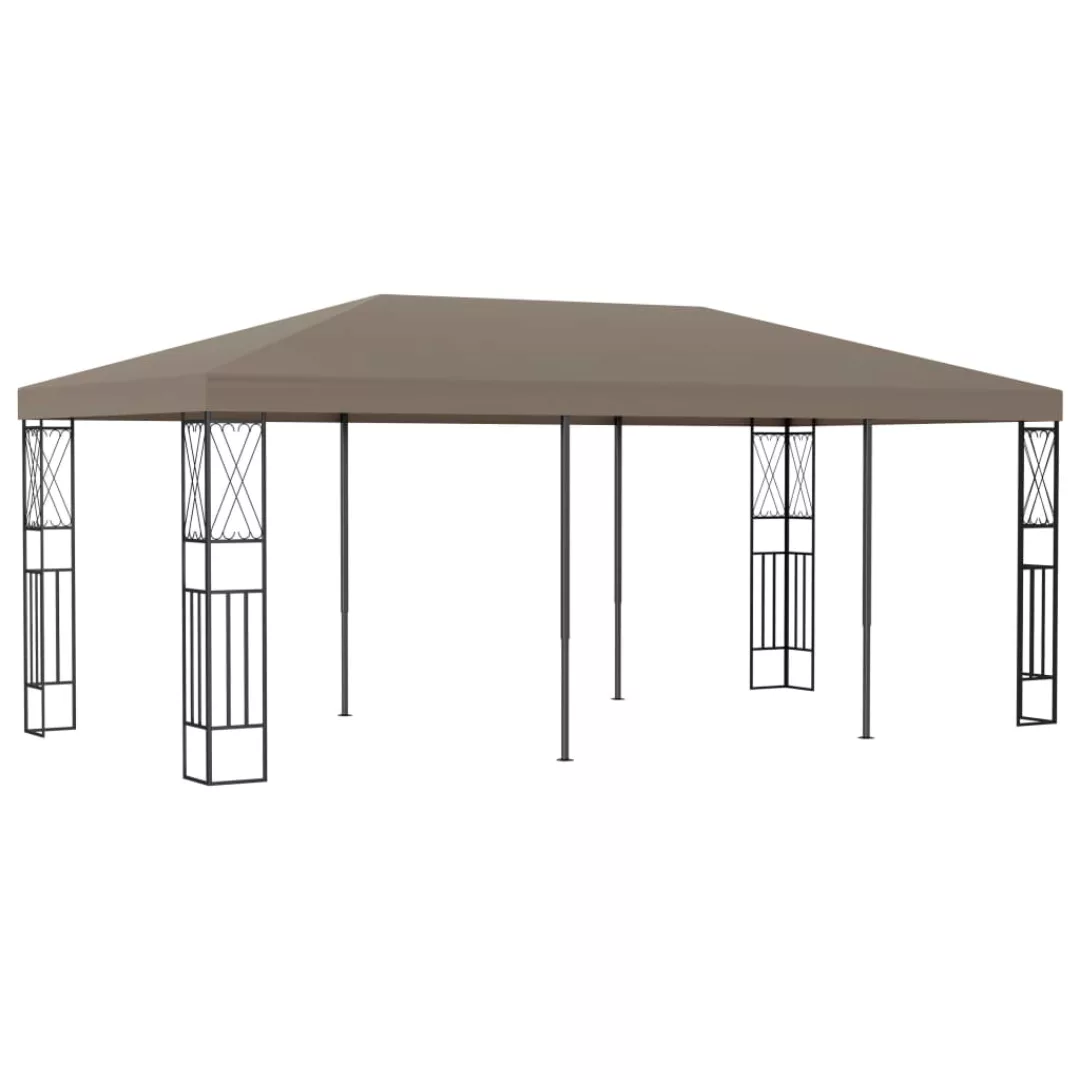 Pavillon 6x3 M Taupe Stoff günstig online kaufen