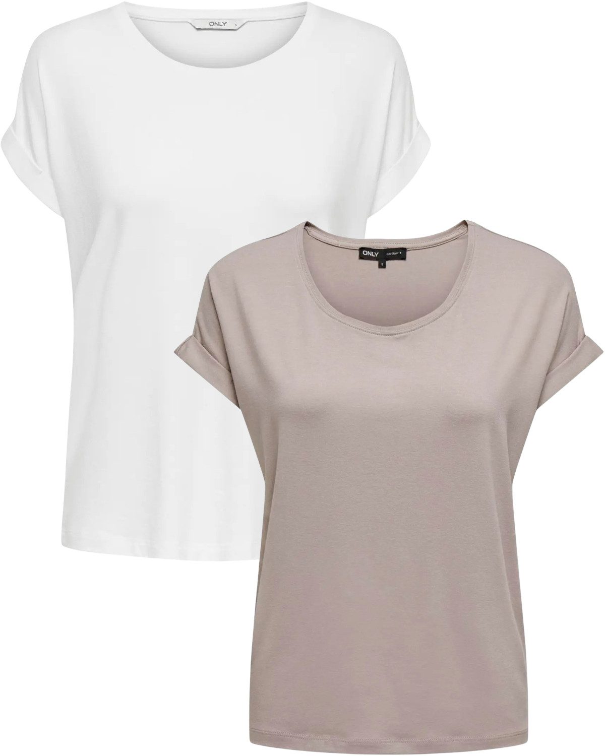 ONLY T-Shirt Stilvolles Basic Shirt mit günstig online kaufen