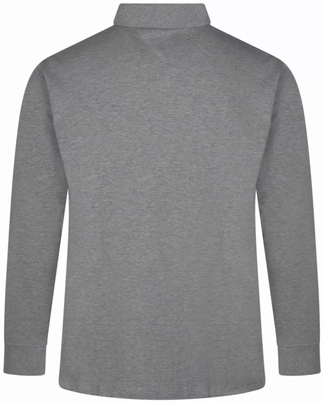 Tommy Hilfiger Big and Tall Polo Shirt Langarm Grau - Größe 3XL günstig online kaufen