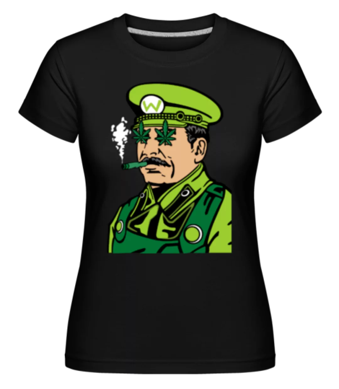 Mario Stalin Weed · Shirtinator Frauen T-Shirt günstig online kaufen