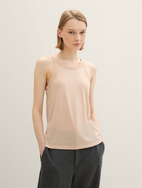 TOM TAILOR Denim Trägertop Basic Top mit Viskose günstig online kaufen