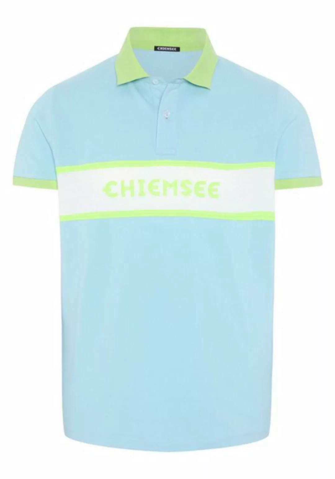 Chiemsee Poloshirt Poloshirt mit Logo und Kontraststreifen 1 günstig online kaufen