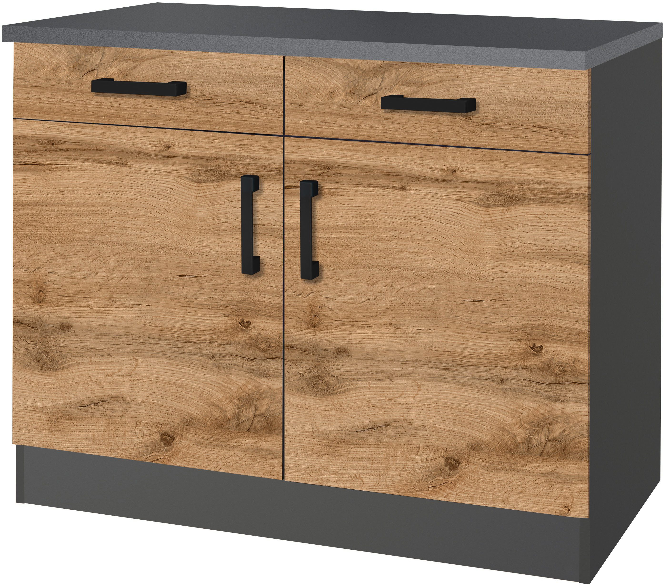 KOCHSTATION Unterschrank "KS-Toronto, Breite 100 cm" günstig online kaufen
