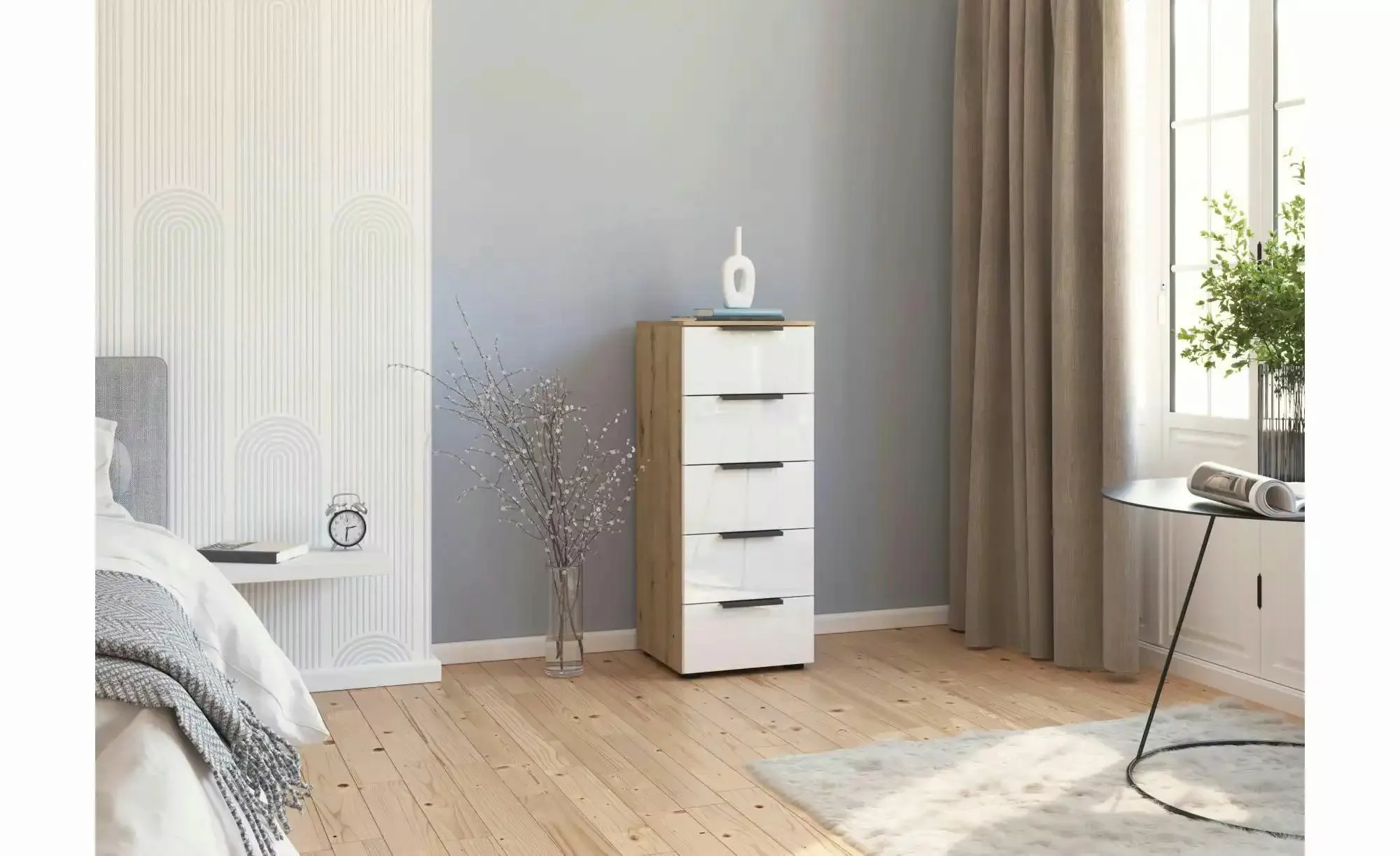 Kommode ¦ holzfarben ¦ Maße (cm): B: 40 H: 100 Kommoden & Sideboards > Komm günstig online kaufen