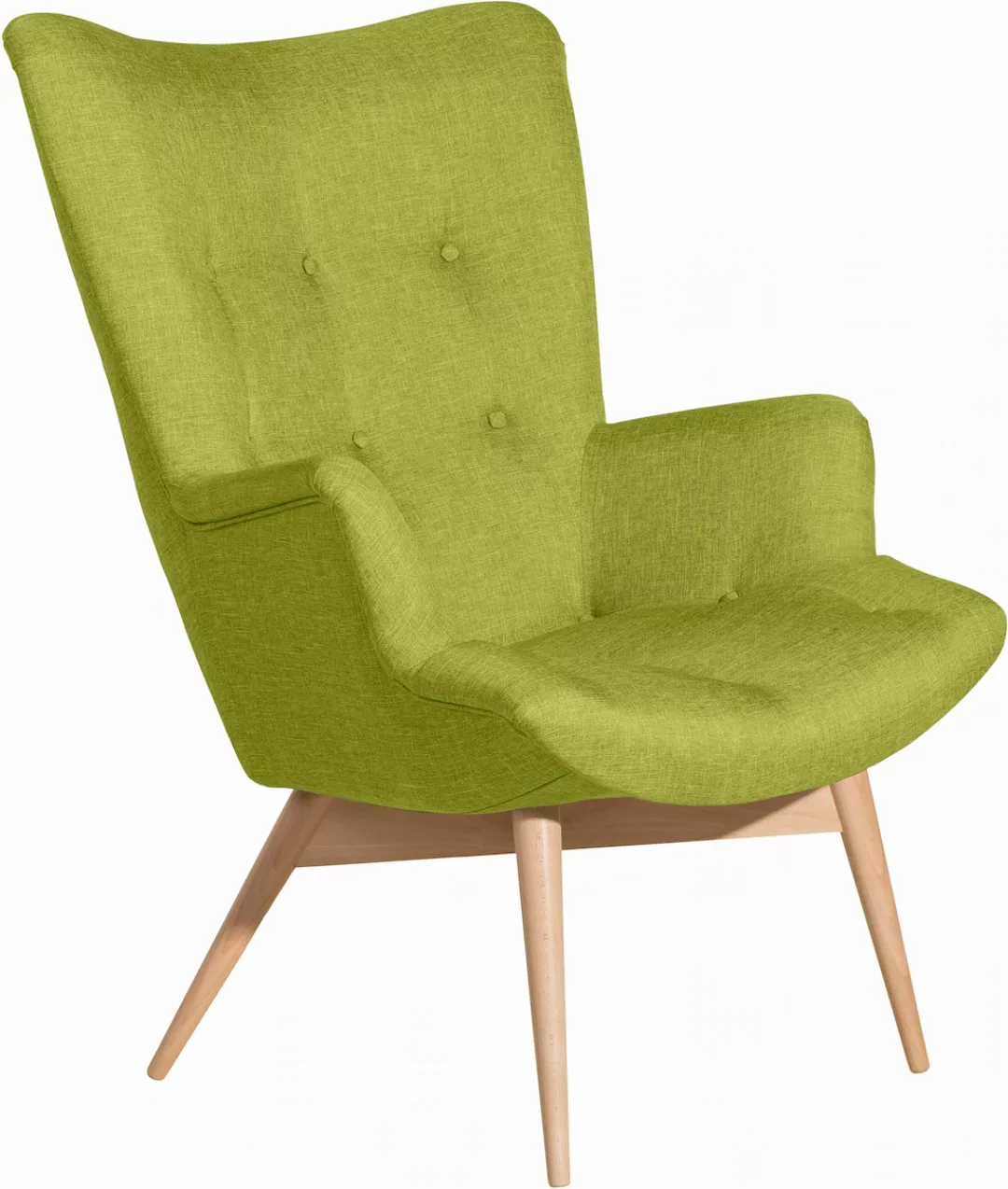 Max Winzer® Sessel »Arne«, in Schalenform, im Retrolook, Hochlehner günstig online kaufen