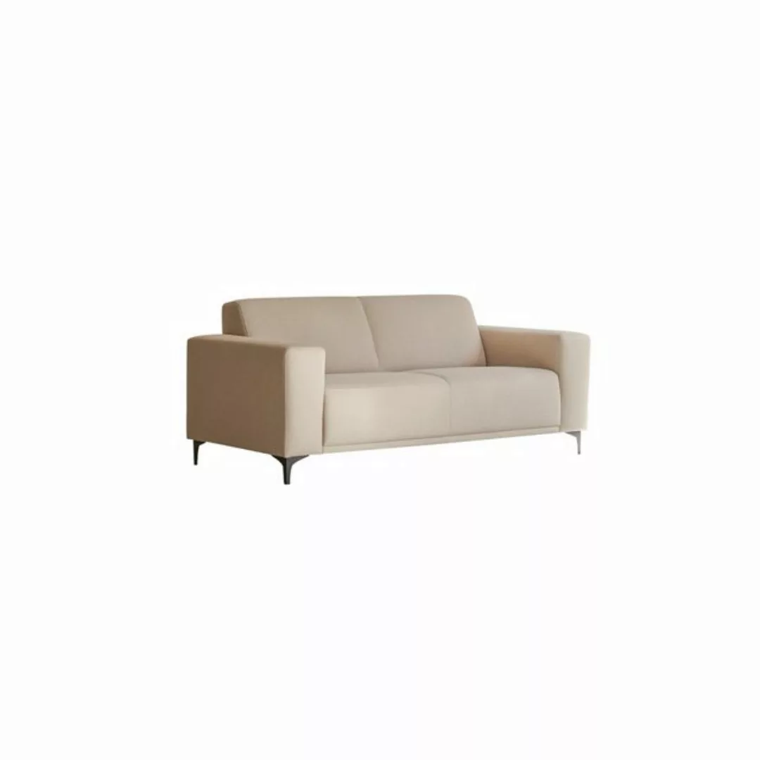 Tikamoon Sofa Lars 2,5-Sitzer-Sofa mit naturfarbenem Stoffbezug günstig online kaufen