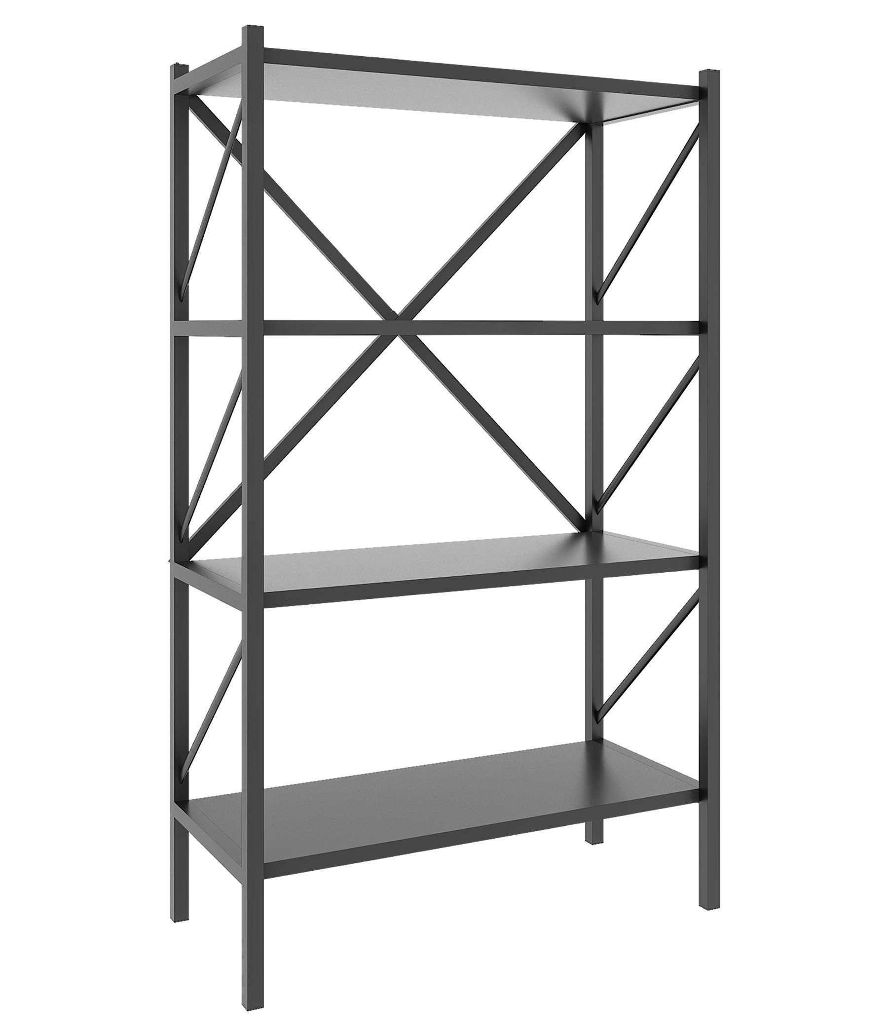 VCM Standregal Holz Metall Stand Regal günstig online kaufen