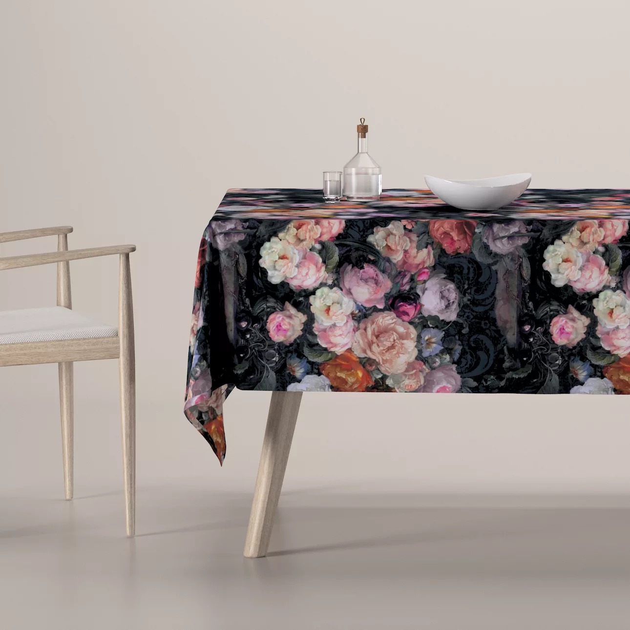 Rechteckige Tischdecke, bunt, Gardenia (161-02) günstig online kaufen