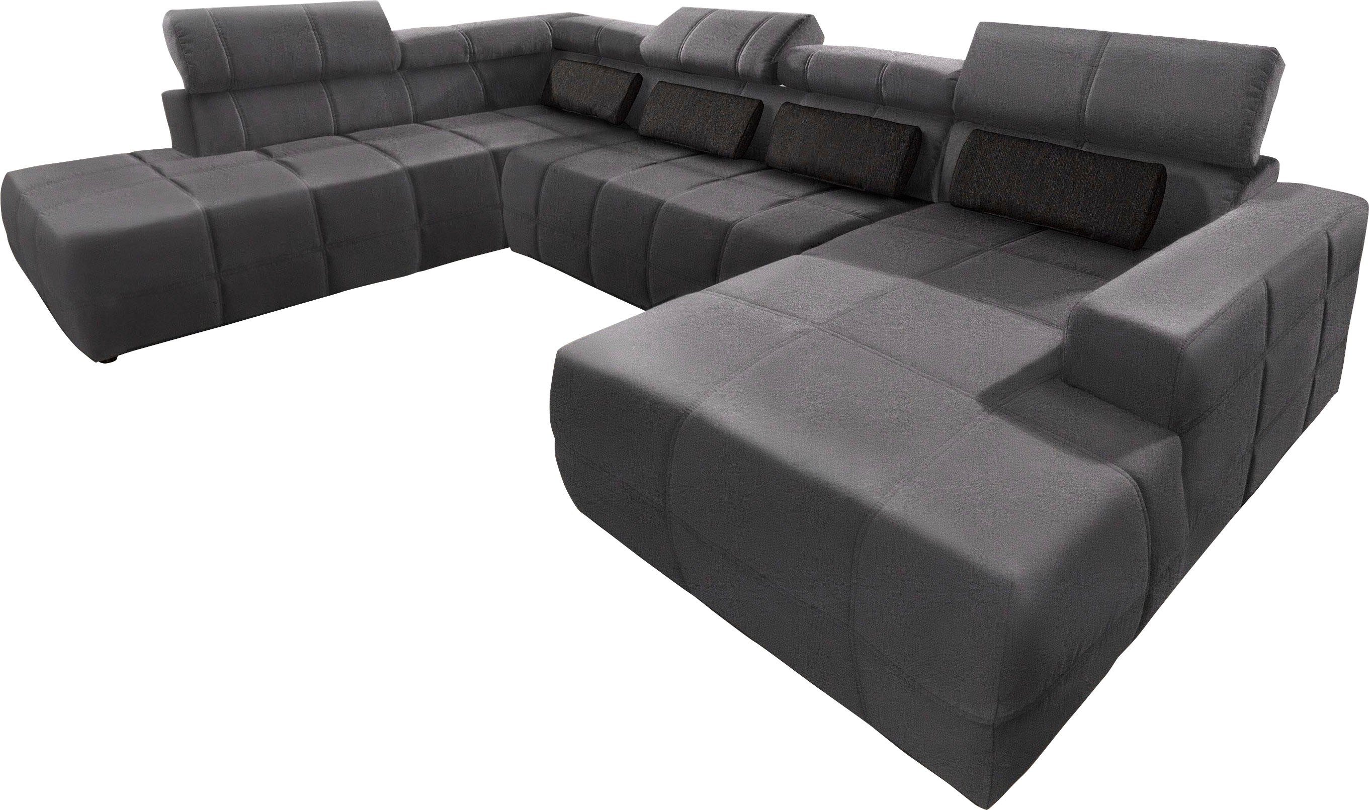 DOMO collection Wohnlandschaft Brandon viele Bezugsarten, incl. Nierenkisse günstig online kaufen