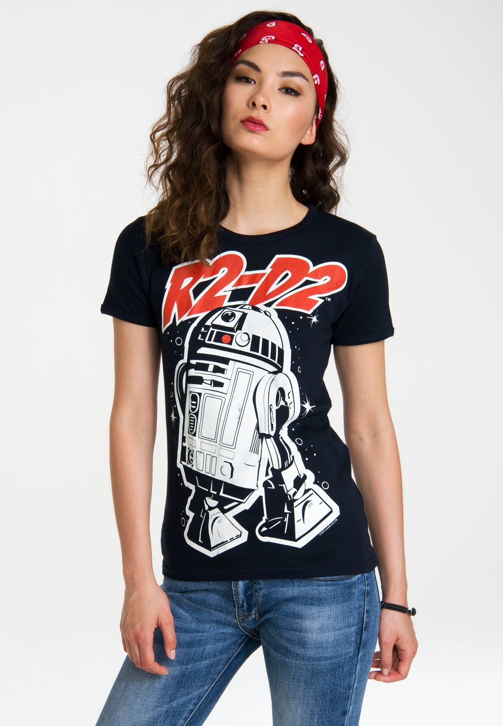 LOGOSHIRT T-Shirt "R2-D2", mit lizenzierten Originaldesign günstig online kaufen