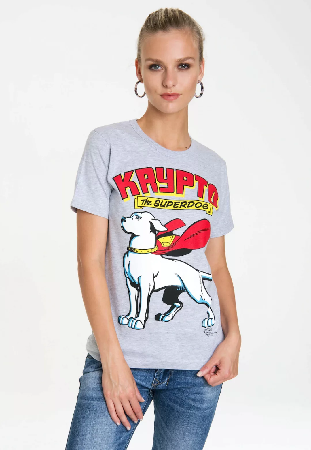 LOGOSHIRT T-Shirt "Superdog – Krypto", mit lizenziertem Originaldesign günstig online kaufen