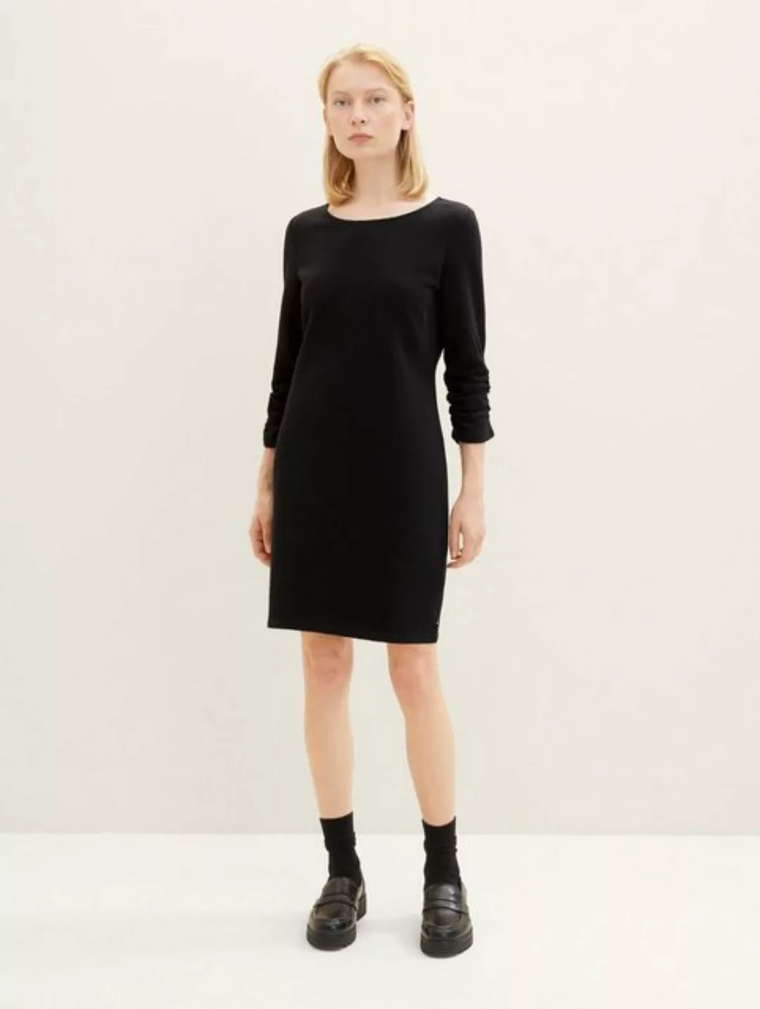 TOM TAILOR Denim Jerseykleid, mit Stepp-Design günstig online kaufen