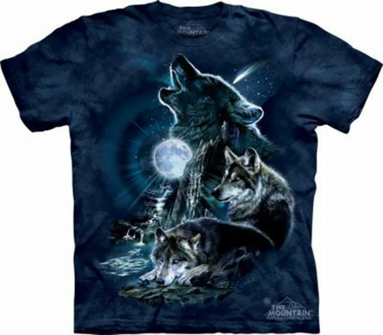 The Mountain T-Shirt Bark At The Moon Wolf günstig online kaufen