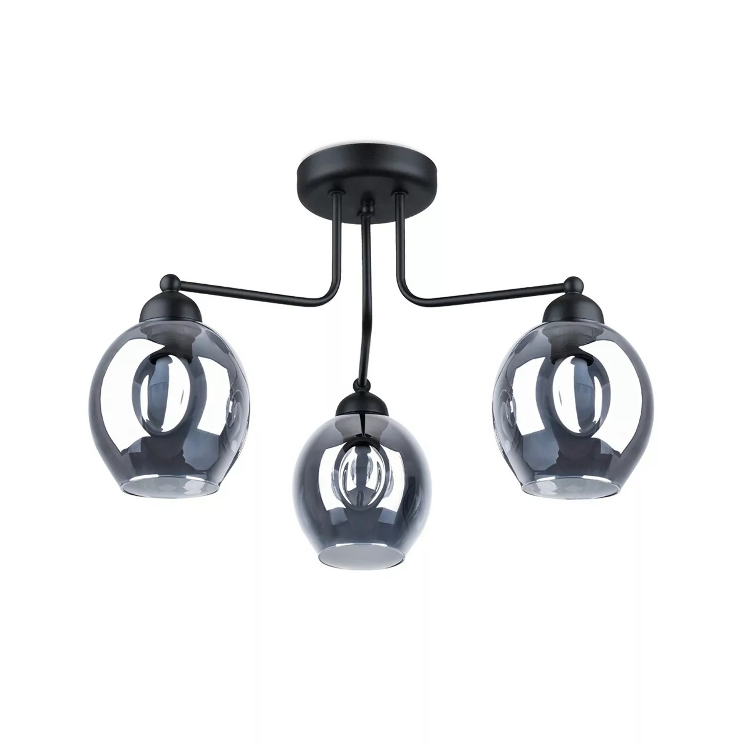 Sollux Lighting Kronleuchter Fillan 3 Schwarz günstig online kaufen