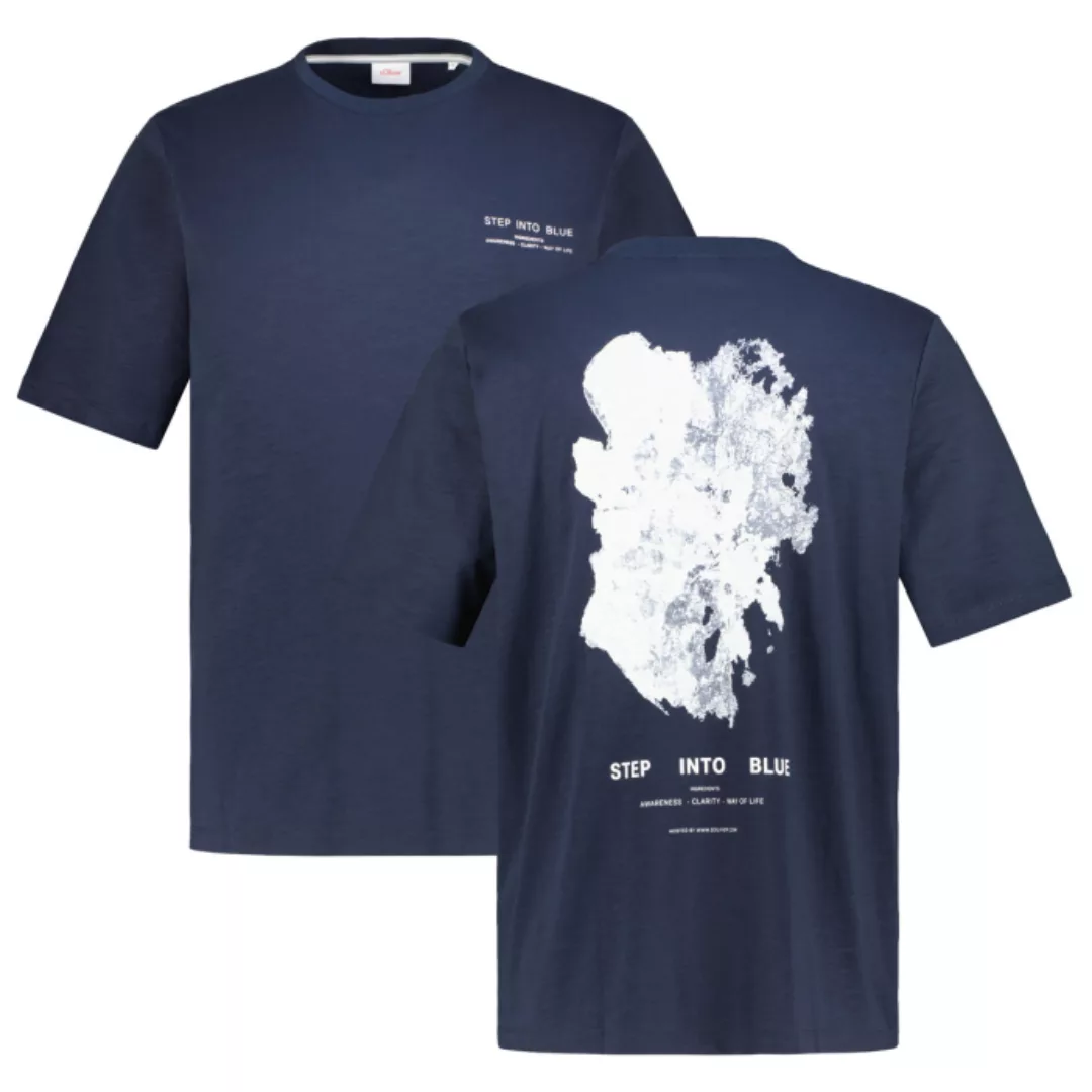 s.Oliver T-Shirt mit Print auf Vorder- und Rückseite günstig online kaufen