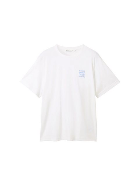 TOM TAILOR T-Shirt Boyfriend T-Shirt mit Print günstig online kaufen