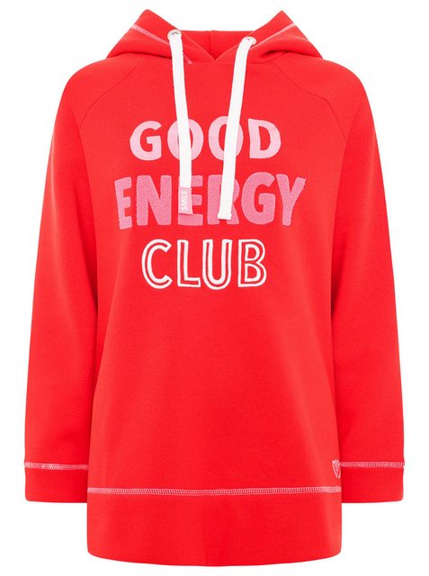 Zwillingsherz Hoodie "Good Energy Club" Oversized mit Kapuze und Front und günstig online kaufen