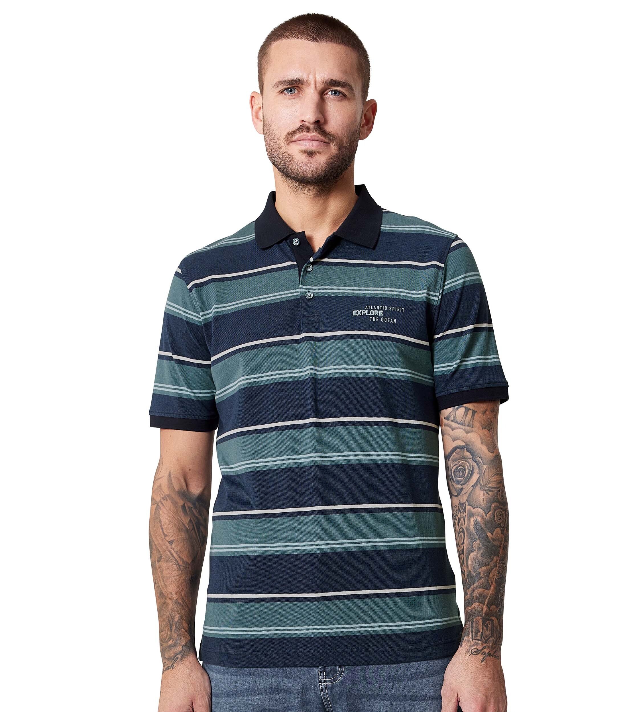 CASAMODA Poloshirt "CASAMODA Polo-Shirt gestreift" günstig online kaufen