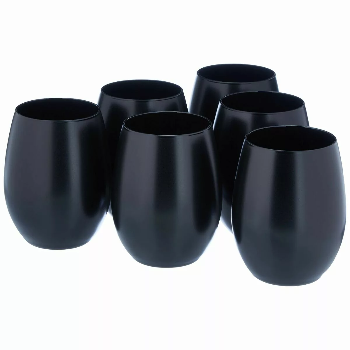 Gläserset Chef&sommelier Primary Schwarz Glas 6 Stück (36 Cl) günstig online kaufen