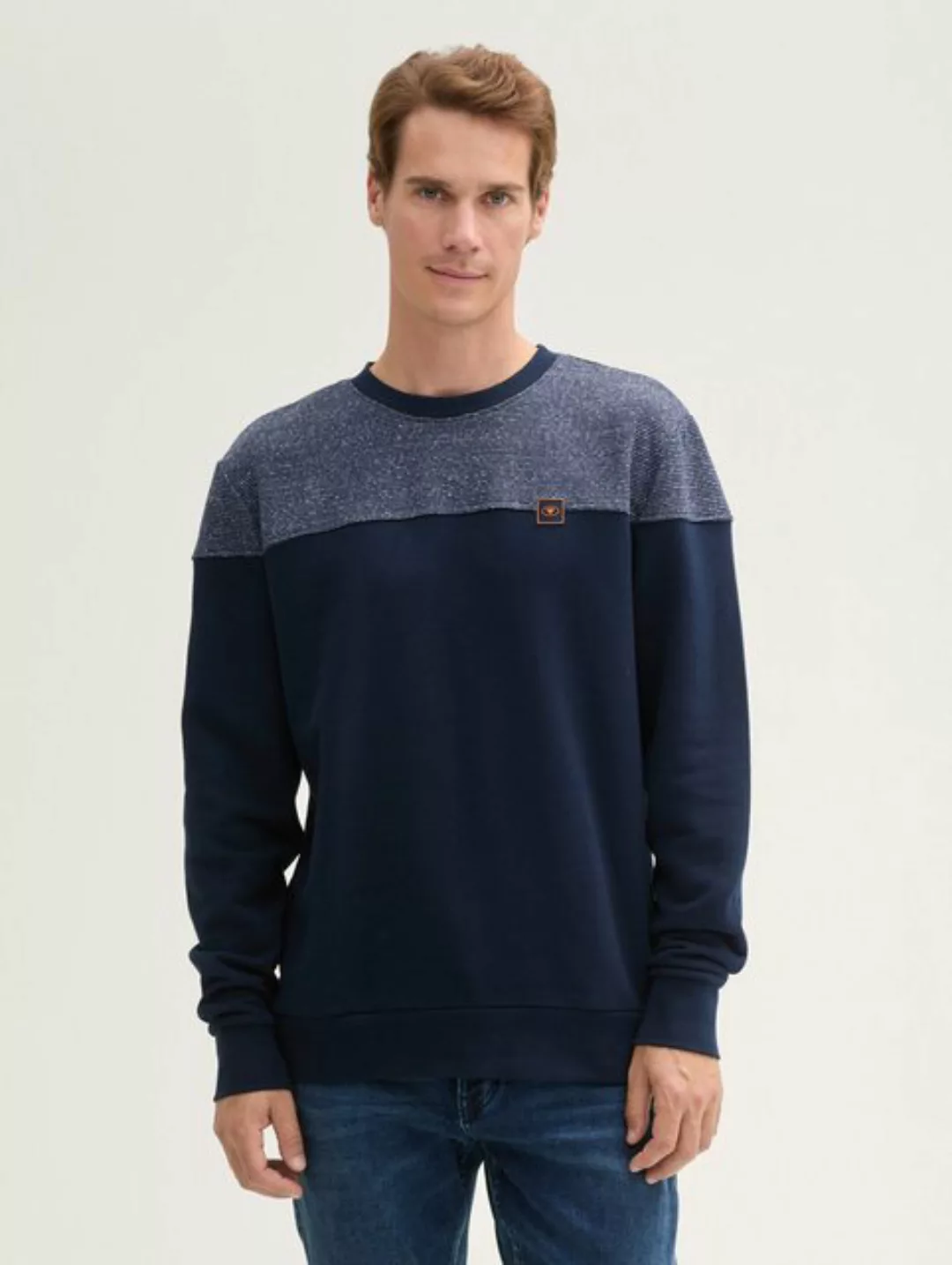 TOM TAILOR Sweatshirt Sweatshirt mit Logo Badge mit Logo Badge günstig online kaufen