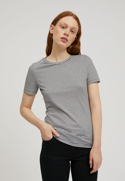 Lidiaa Small Stripes - Damen T-shirt Aus Tencel Lyocell Mix günstig online kaufen