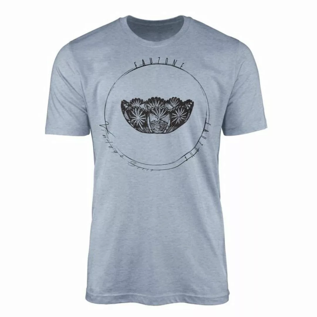 Sinus Art T-Shirt Vintage Herren T-Shirt Kristallschale günstig online kaufen