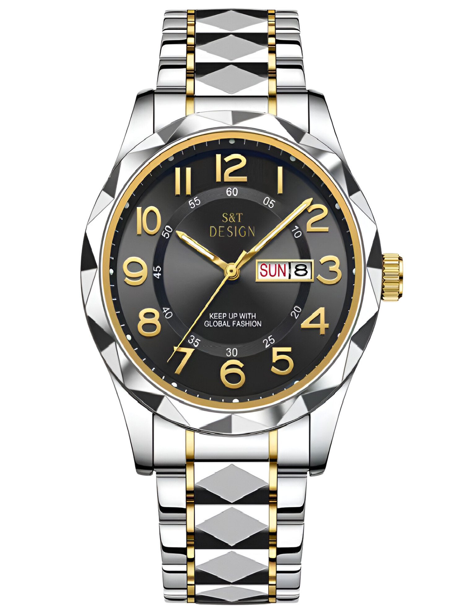 S&T Design Quarzuhr Herren Uhr Edelstahl günstig online kaufen