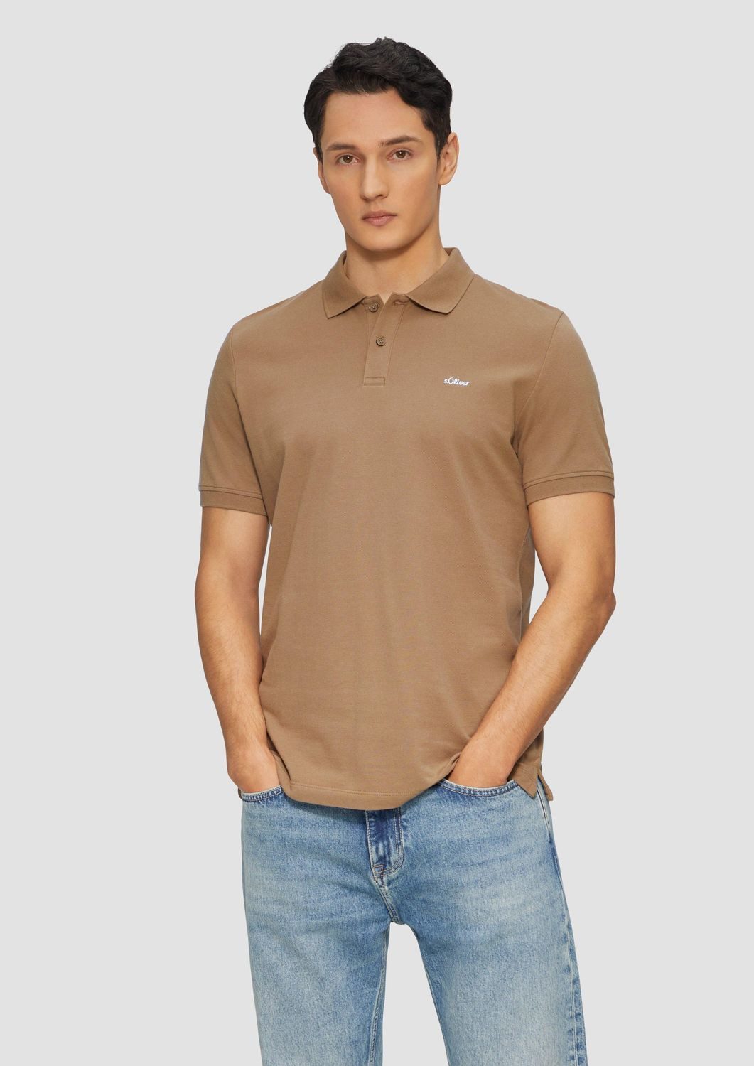 s.Oliver Poloshirt mit Logostickerei günstig online kaufen