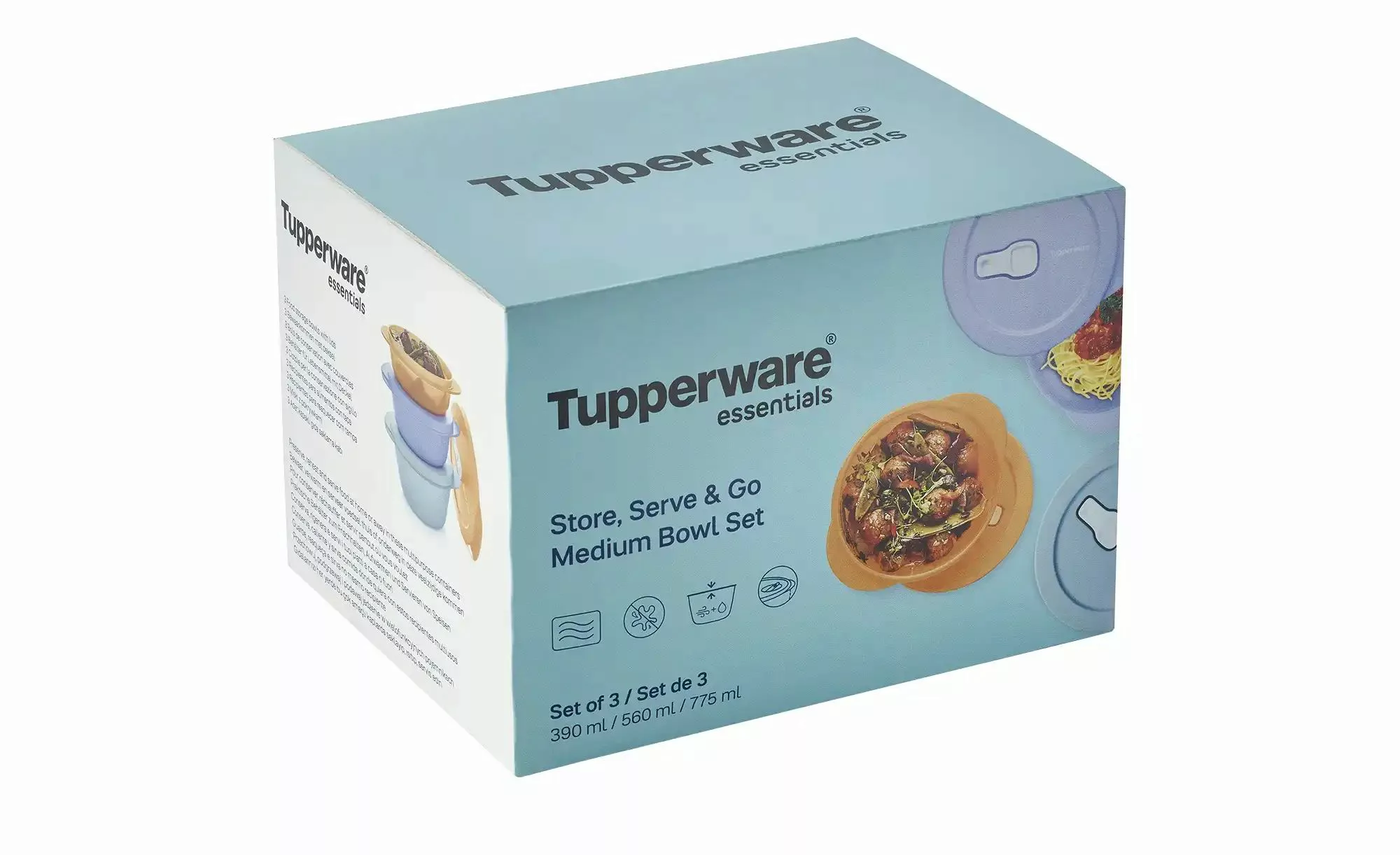 Tupperware Aufwärmbehälter-Set MicroTup ¦ mehrfarbig ¦ Kunststoff ¦ Maße (c günstig online kaufen