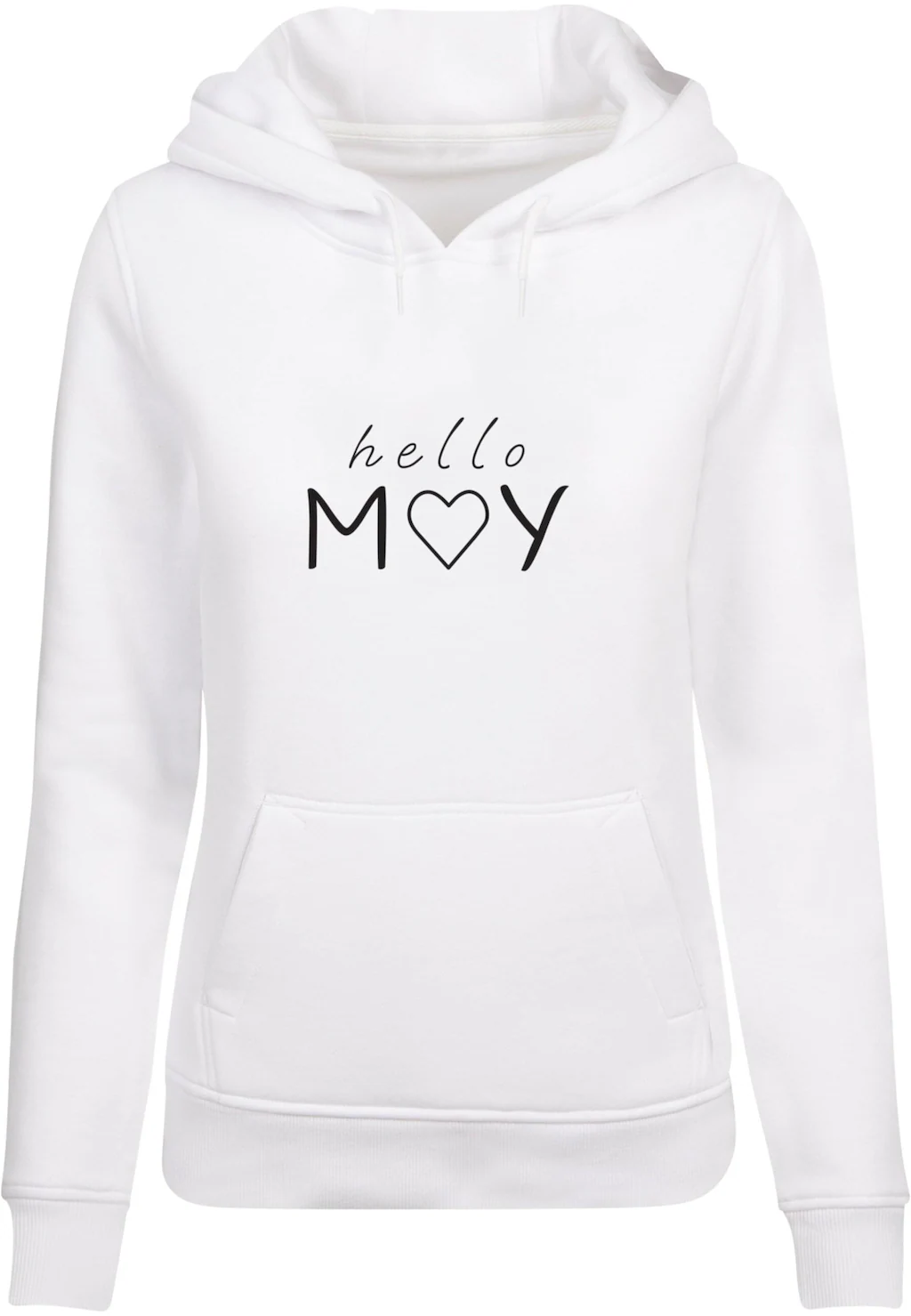 Merchcode Kapuzenpullover "Merchcode Damen Ladies Spring - Hello may Heavy günstig online kaufen