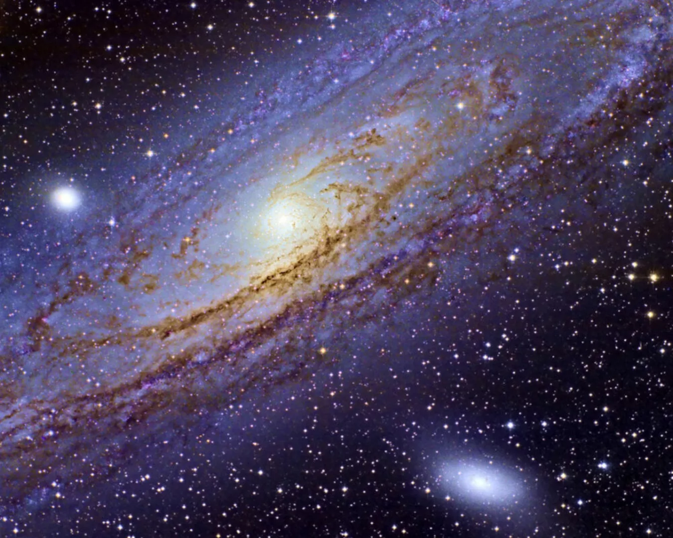 Fototapete "Galaxie" 4,00x2,50 m / Glattvlies Brillant günstig online kaufen