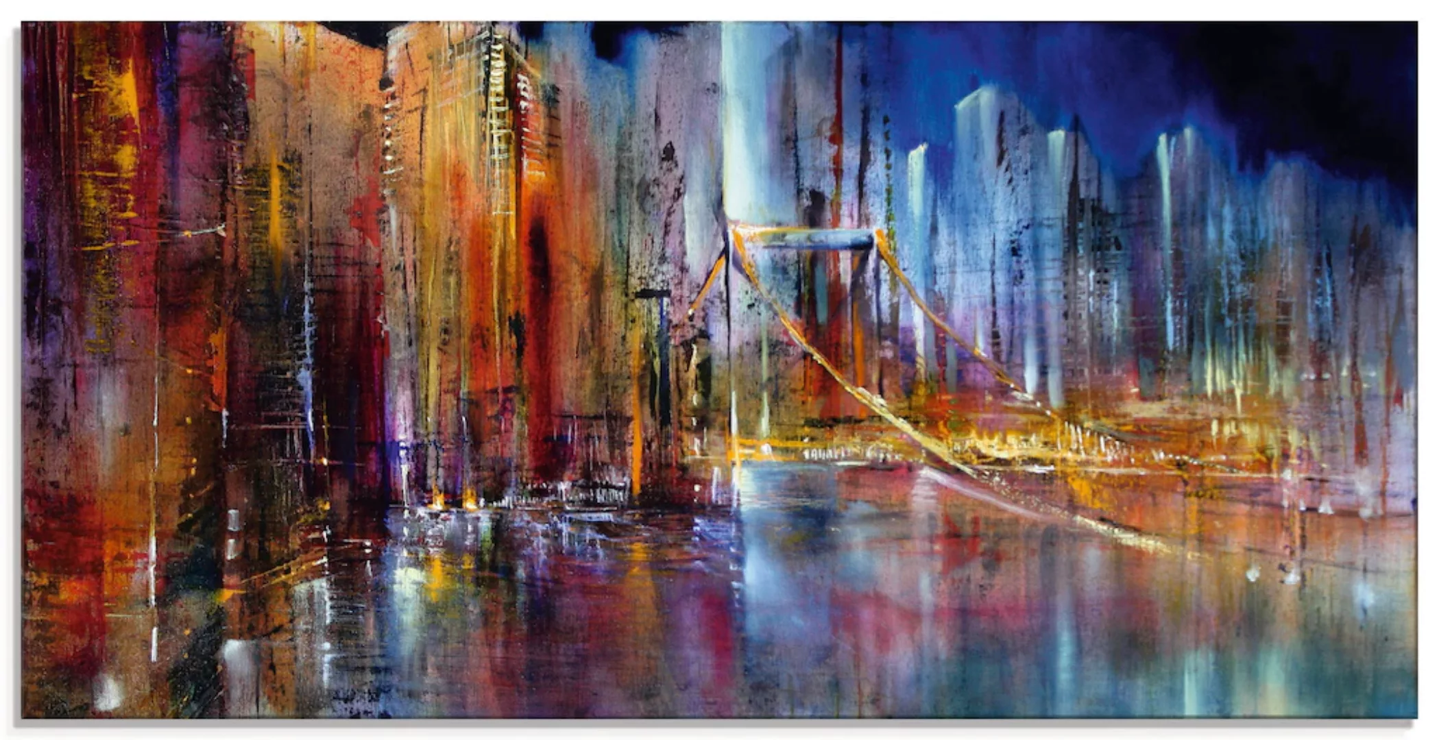 Artland Glasbild "Stadtansicht I", Amerika, (1 St.) günstig online kaufen