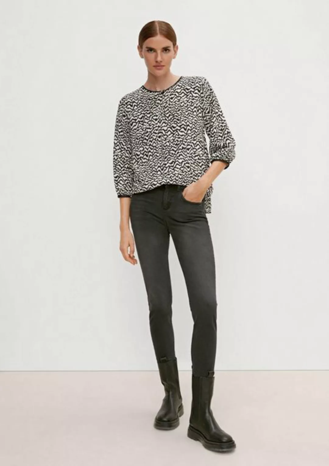 comma casual identity 5-Pocket-Jeans Skinny: Jeans mit Waschung Waschung günstig online kaufen