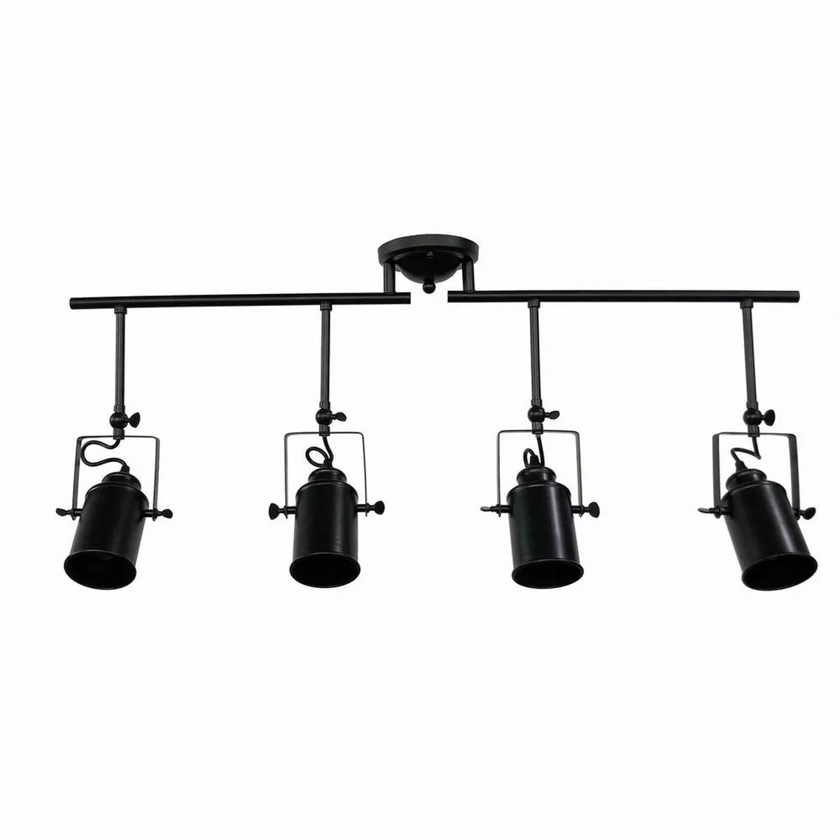 Deckenlampe Dkd Home Decor Fokuslampen Schwarz Metall (92 X 12 X 38 Cm) günstig online kaufen