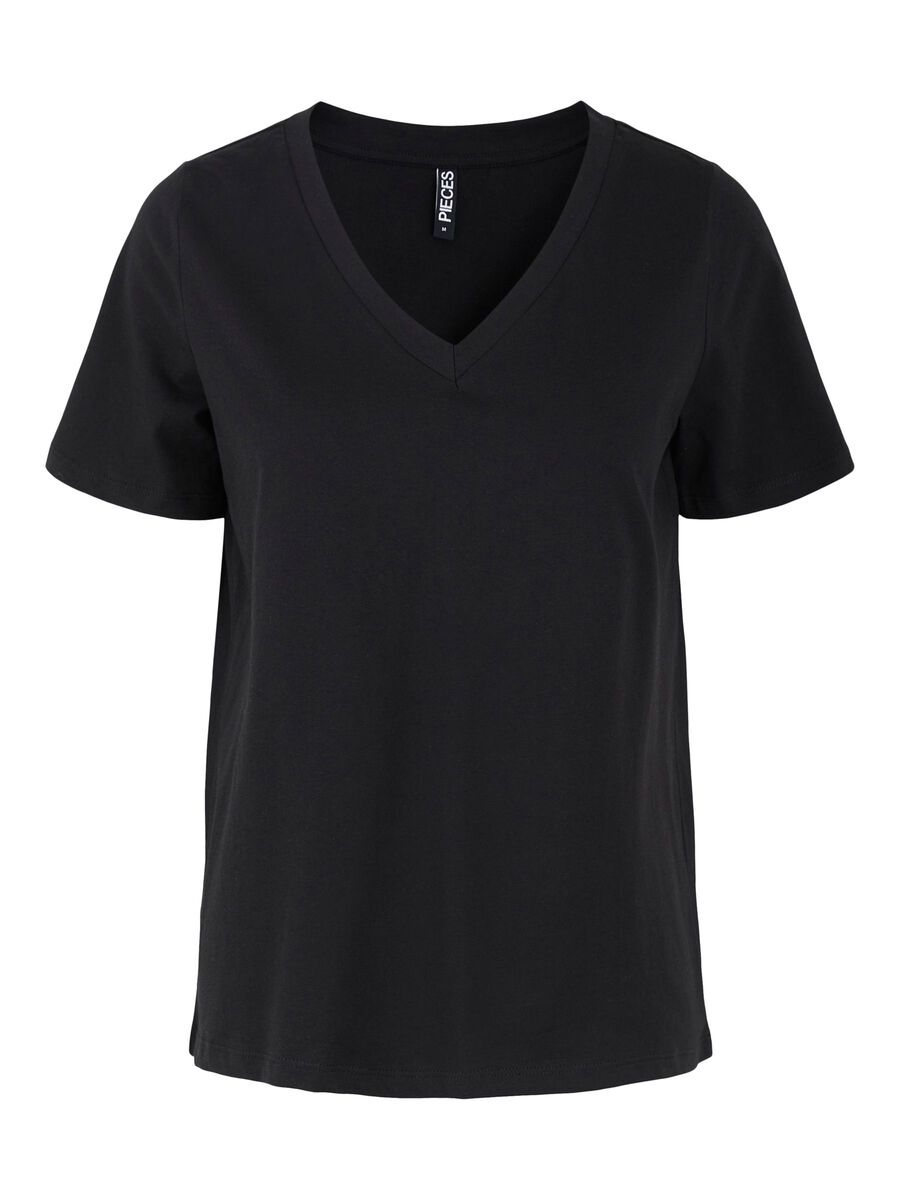 PIECES Pcria T-shirt Damen Schwarz günstig online kaufen