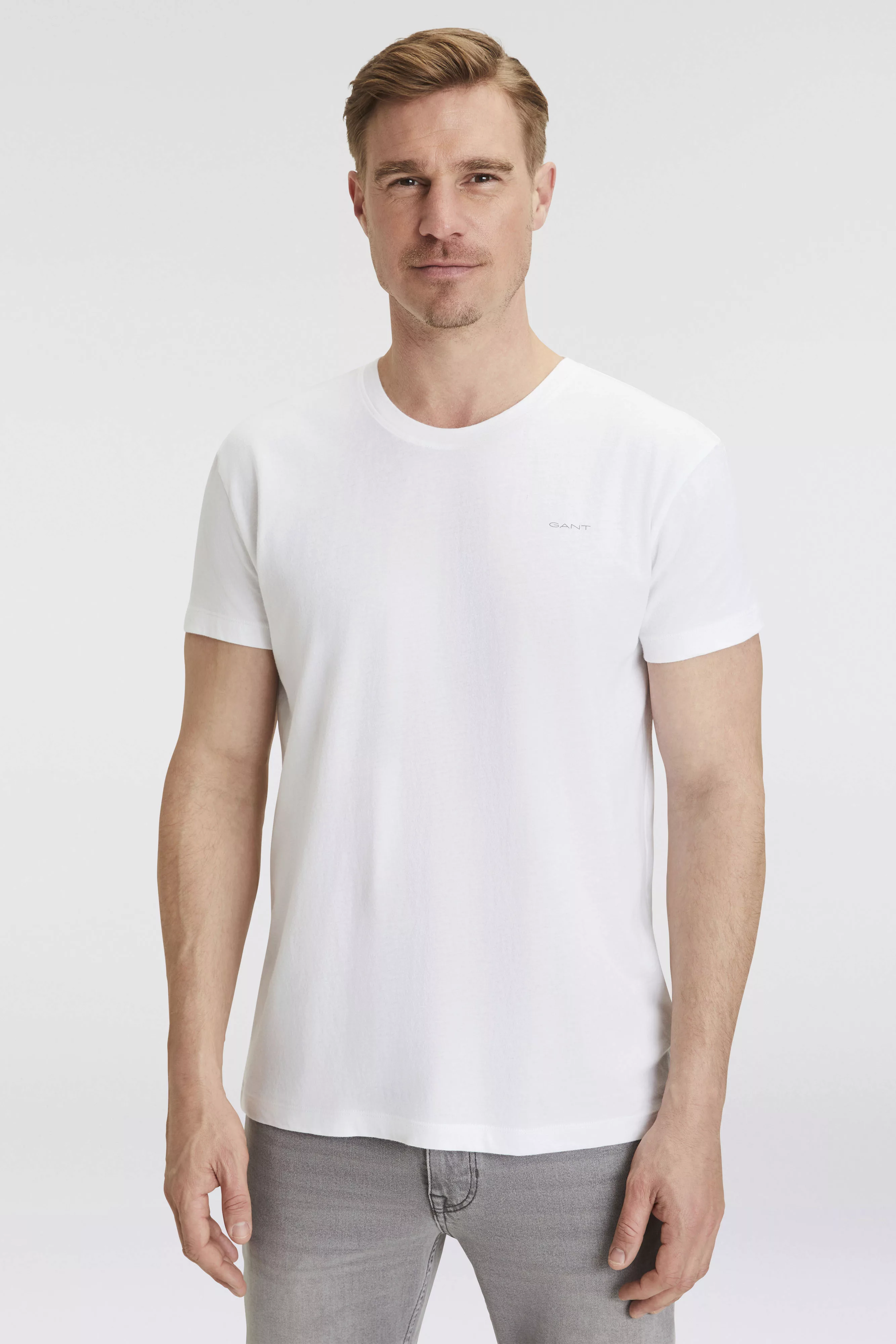 Gant T-Shirt Herren T-Shirt, 2er Pack - C-NECK T-SHIRT 2-PACK günstig online kaufen