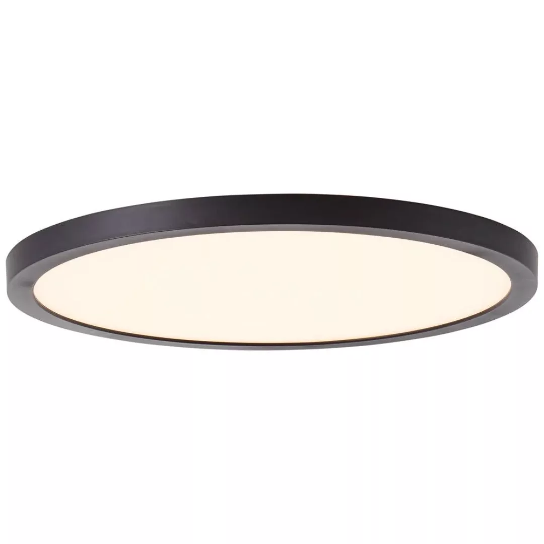 LED-Deckenlampe Tuco, schwarz, Ø 25 cm günstig online kaufen