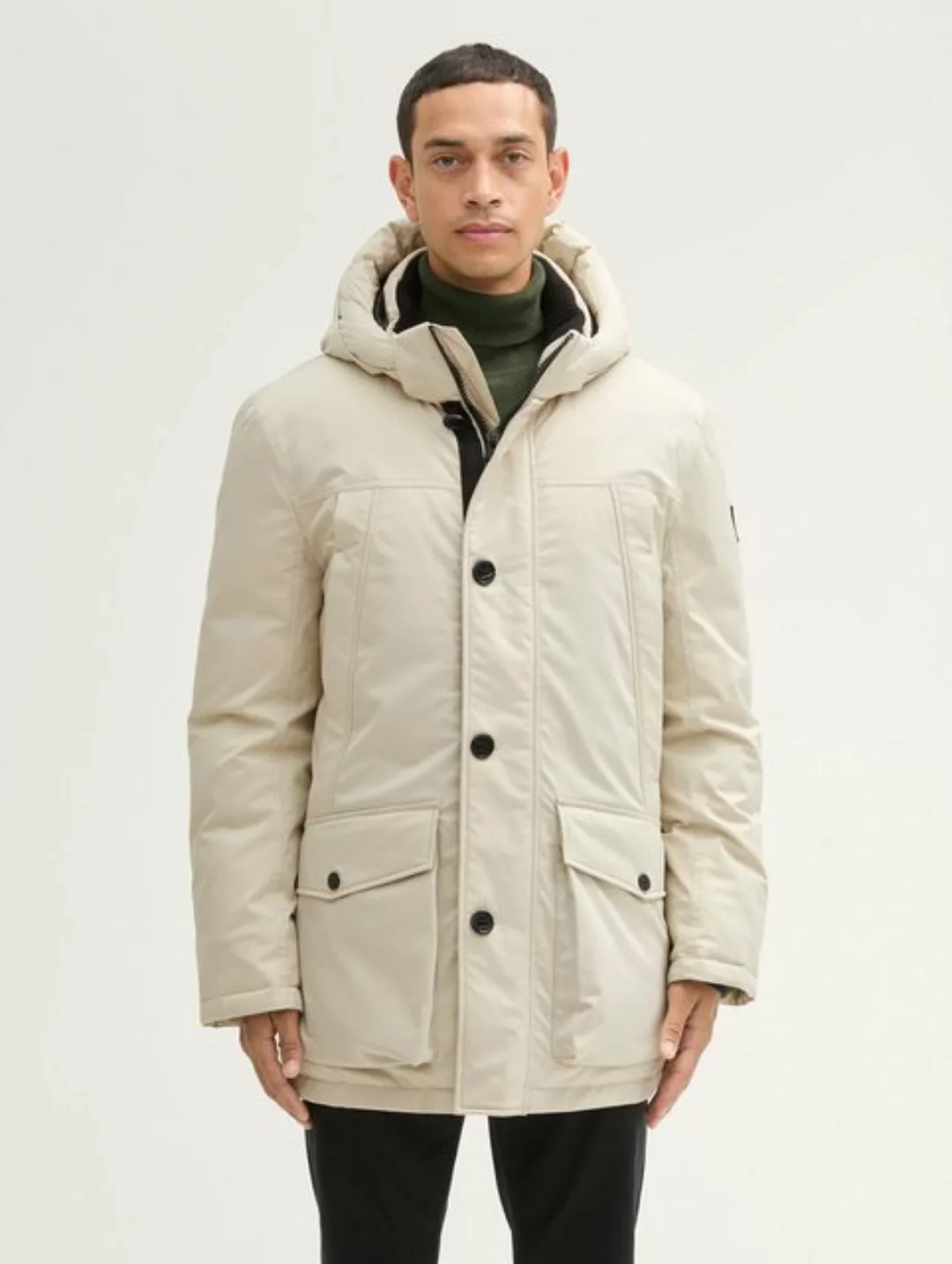 TOM TAILOR Winterjacke Arctic Parka mit abnehmbarer Kapuze mit Innentasche günstig online kaufen