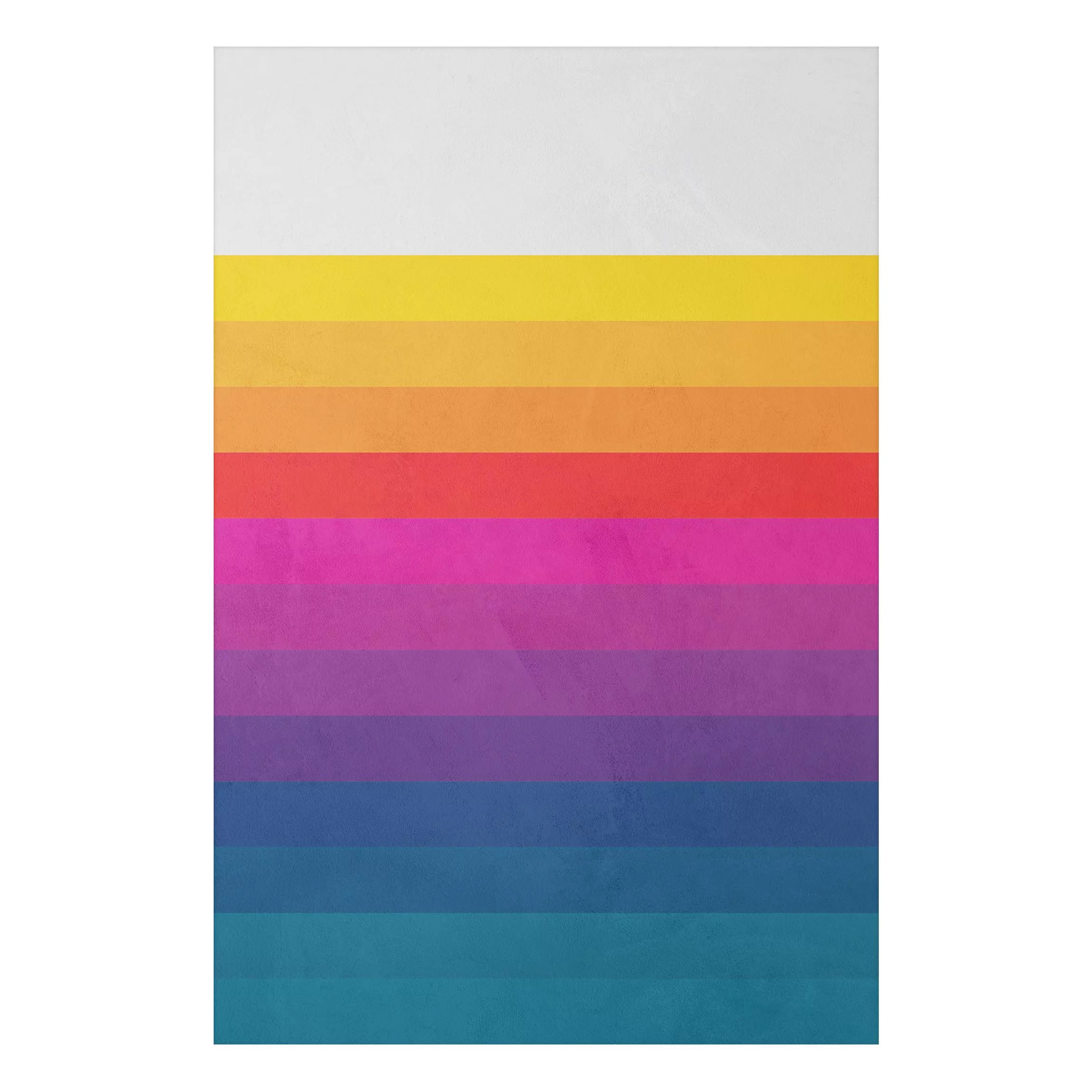 Alu-Dibond Bild Retro Regenbogen Streifen günstig online kaufen