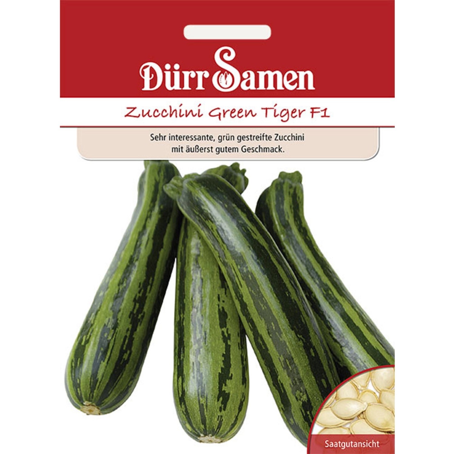 Dürr Samen Zucchini Green Tiger F1 Saatgut günstig online kaufen