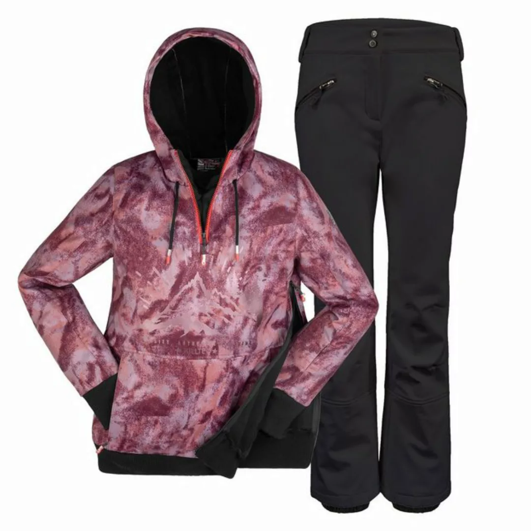 Killtec Skianzug Damen Softshell Hoodie halfzip Stretch Hosen Ski Alpin Kom günstig online kaufen