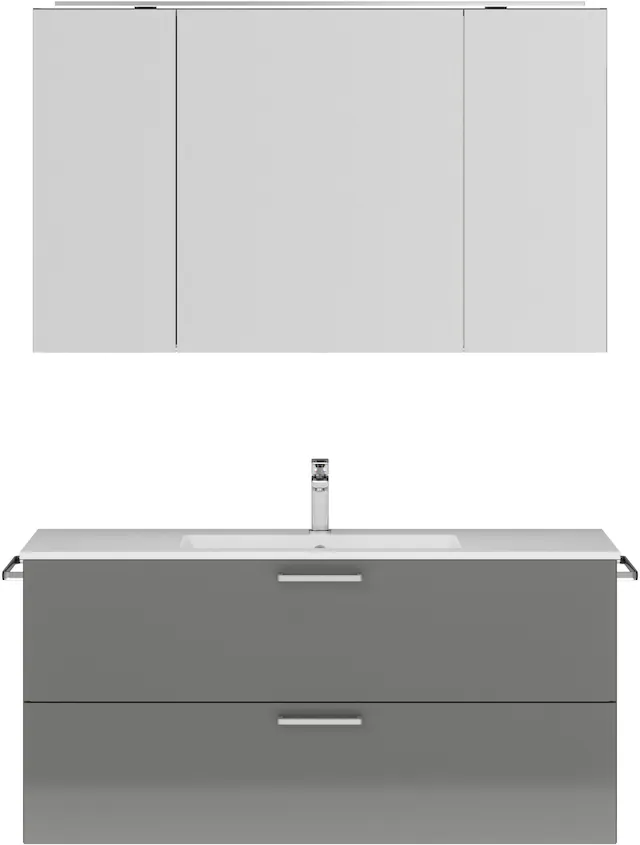 nobilia® Badmöbel-Set »Tolvina«, (2 St., vormontiert, mit Soft-Close), inkl günstig online kaufen