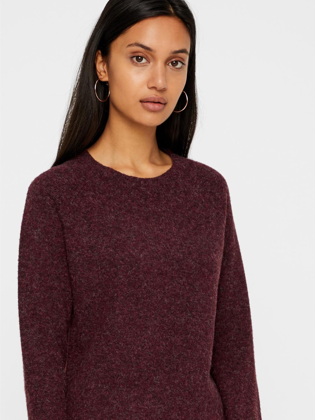 Vero Moda Rundhalspullover "VMDOFFY LS O-NECK BLOUSE GA NOOS" günstig online kaufen