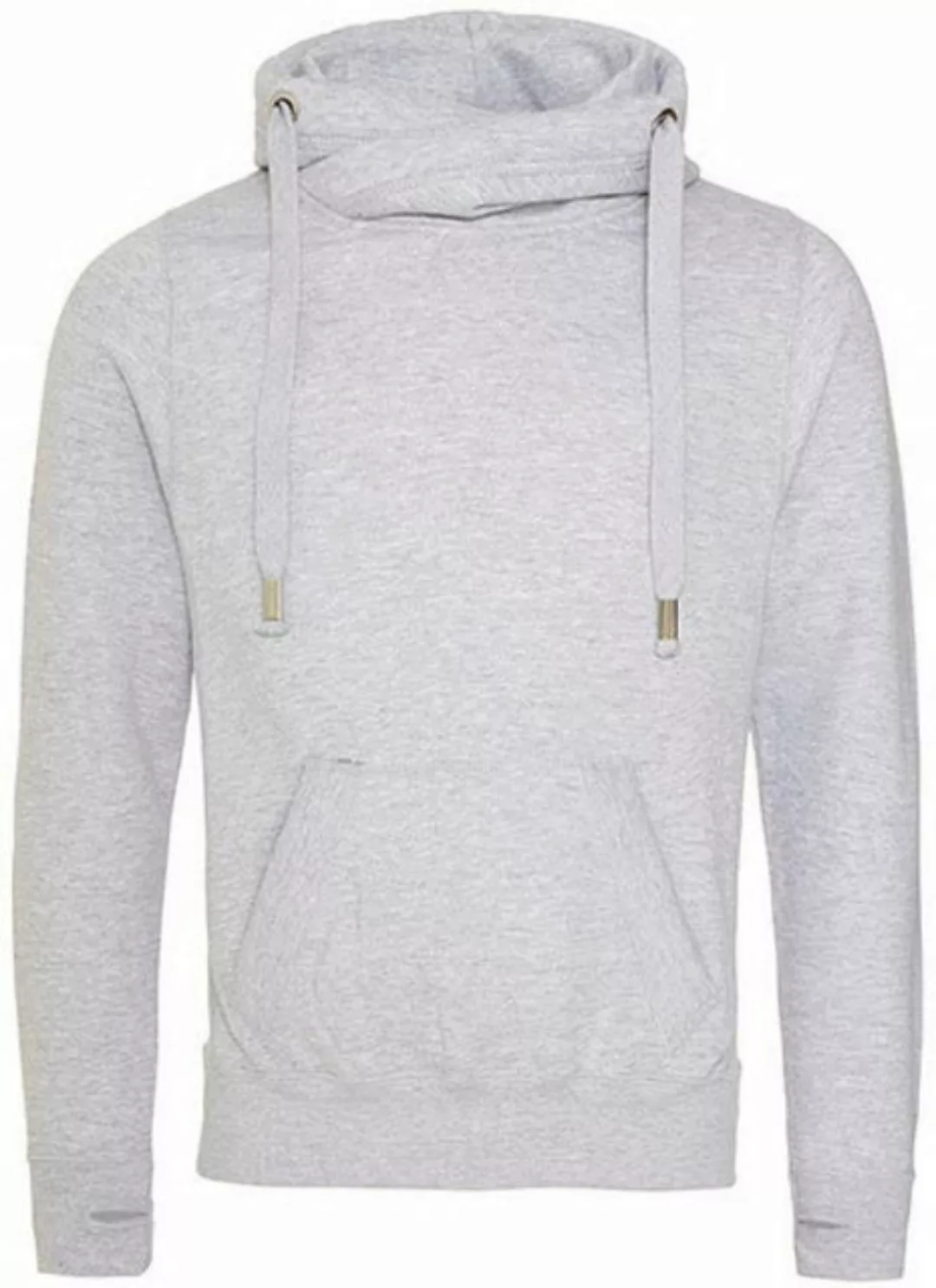 Just Hoods Sweatshirt Herren Cross Neck Hoodie günstig online kaufen